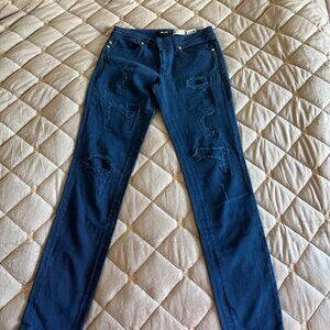 Just Cavalli Luxury Skinny Leg Distressed Jeans Size 28